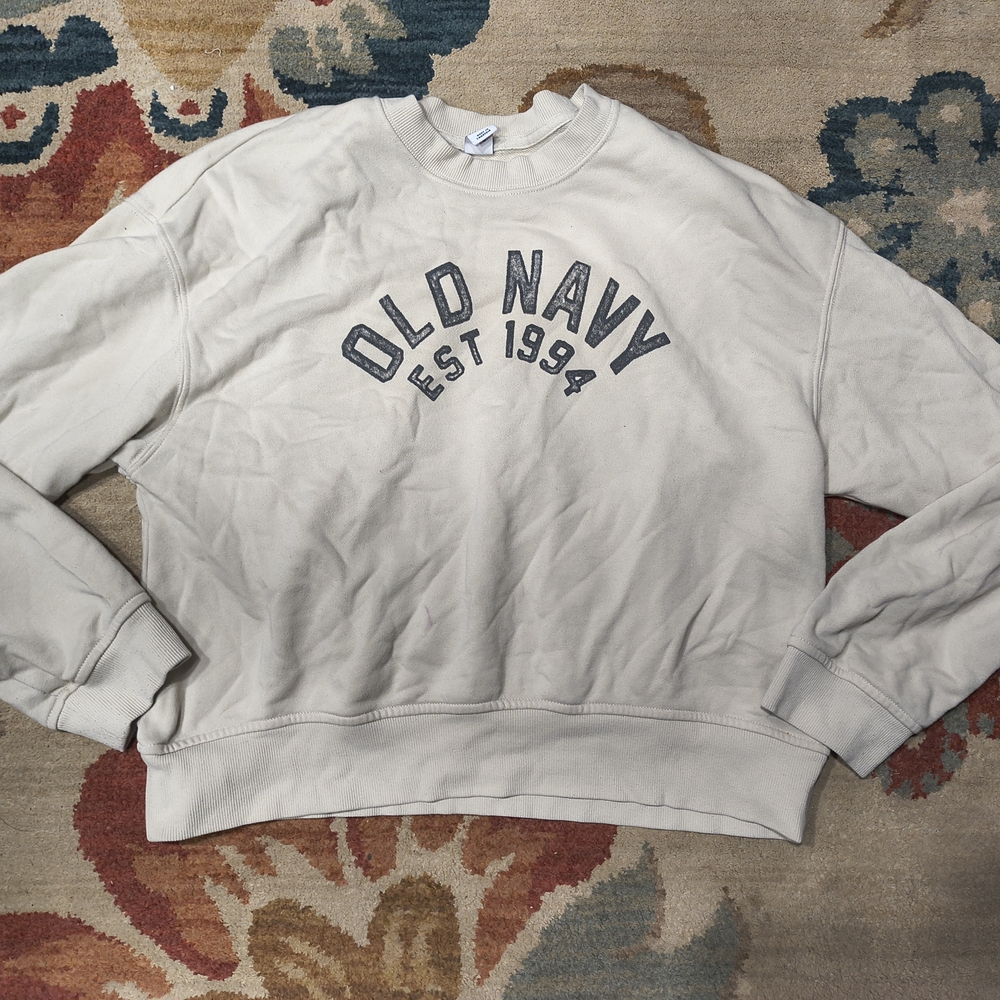 Old Navy Gray Crewneck Sweater
